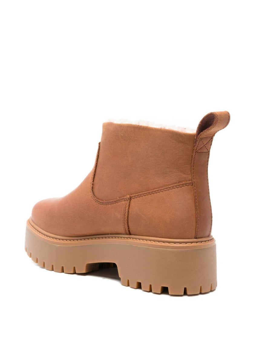 Timberland Brown Leather Ankle Boots