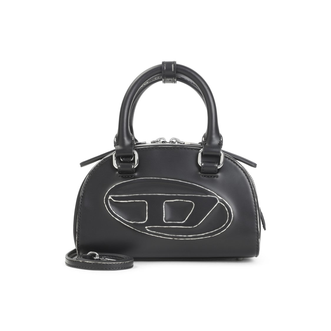 Diesel Compact Black Handbag