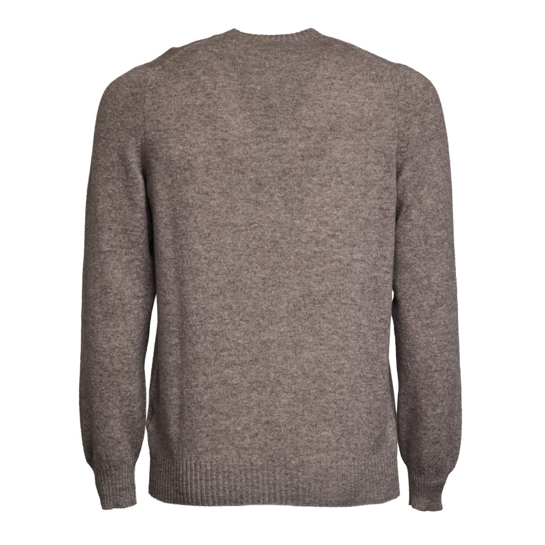 Fedeli Finely Knit Crew Neck Sweater In High-Quality Wool