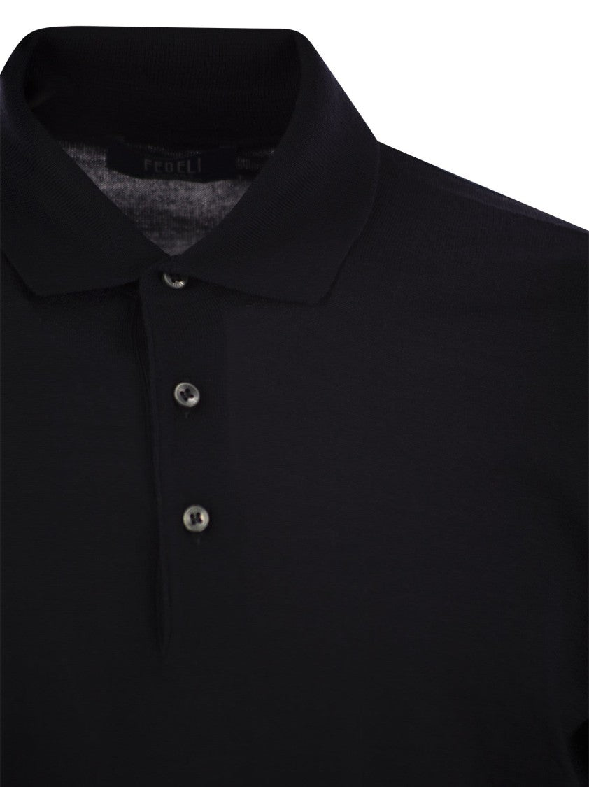 Fedeli Fine Virgin Wool Polo Shirt