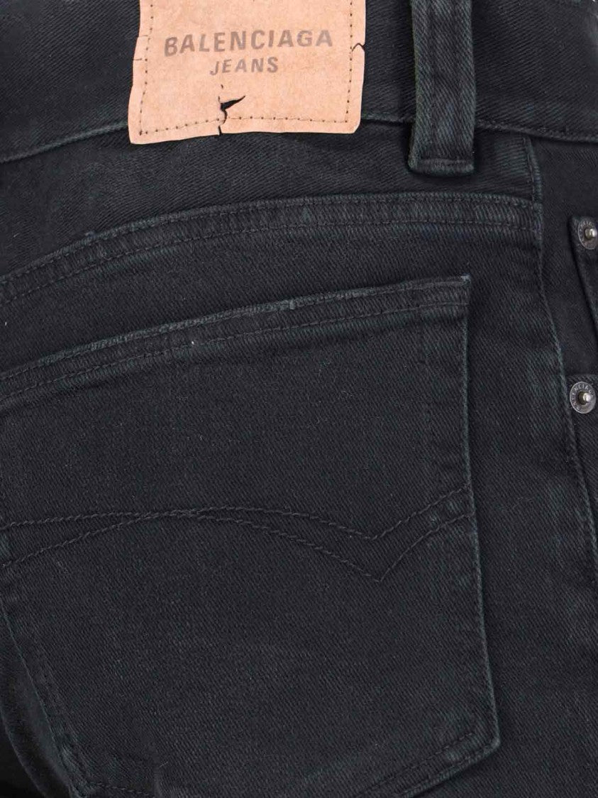 Balenciaga Bootcut Black Denim Jeans