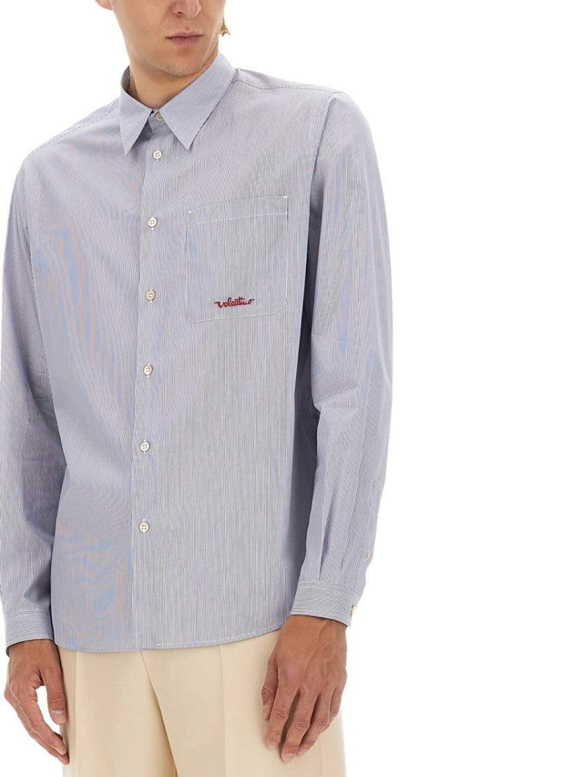 Valentino Striped Cotton Shirt