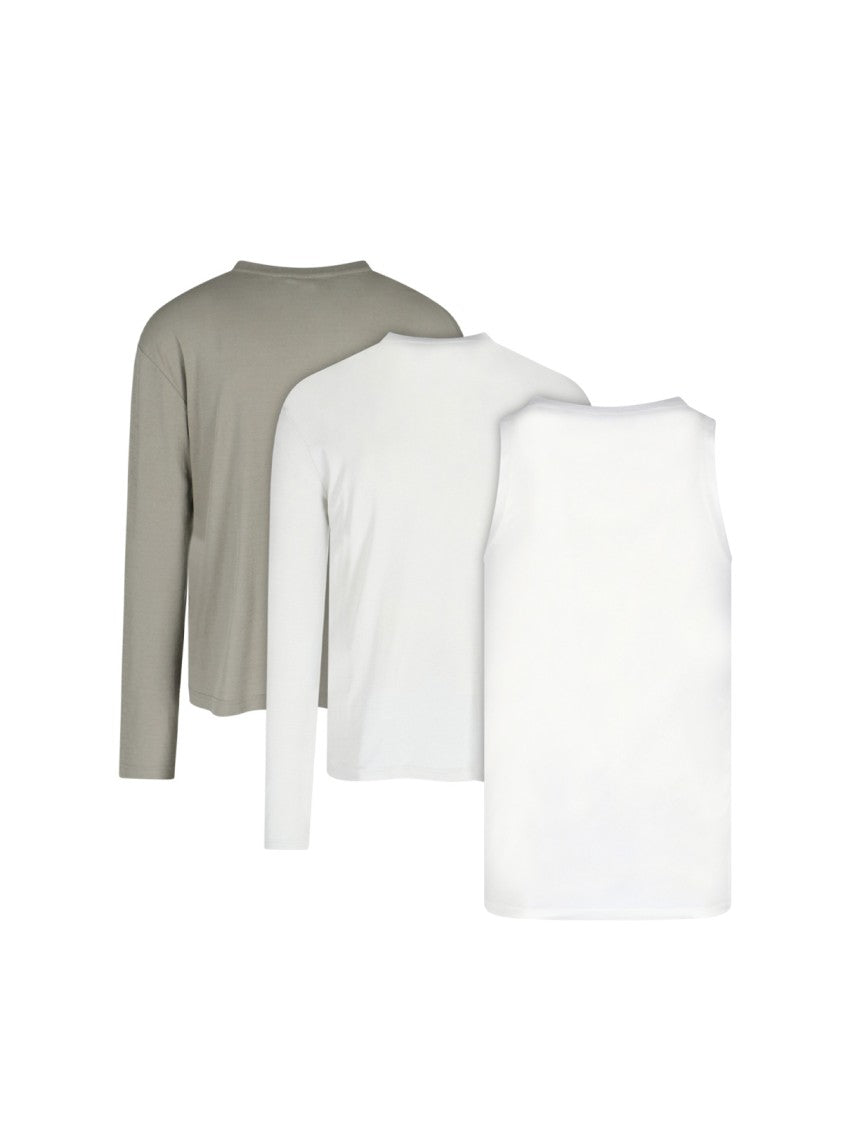 Jil Sander T-Shirt And Tank Set – Green/White