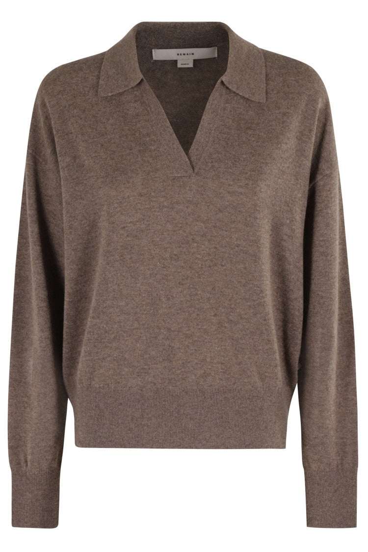 Remain Knit Polo Sweater