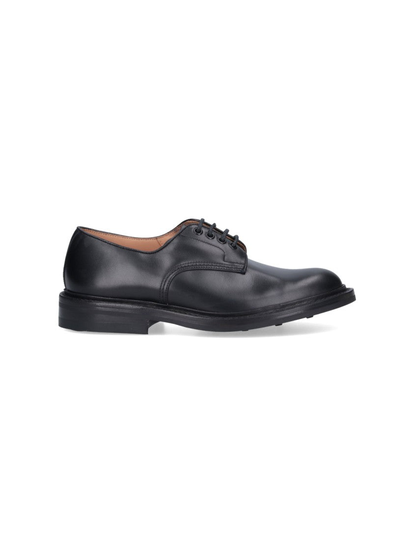 Tricker's "Woodstock" Derby Shoes – Black