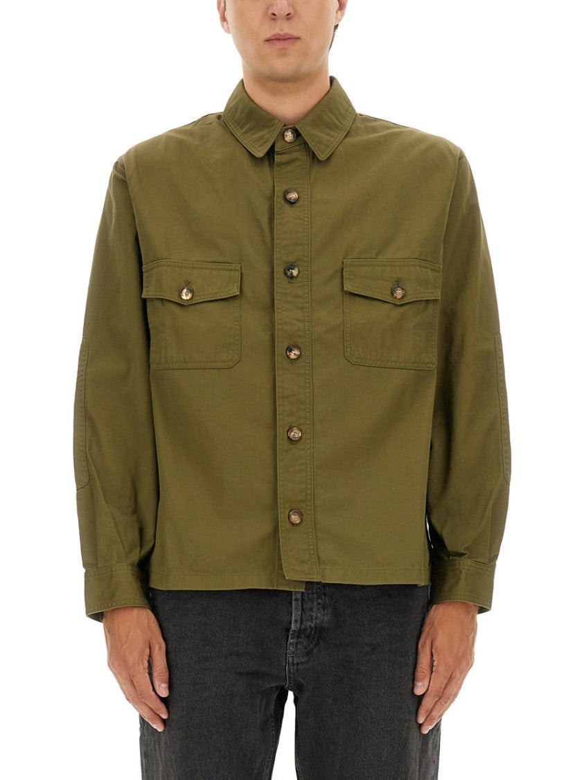 Saint Laurent Cotton Twill Overshirt