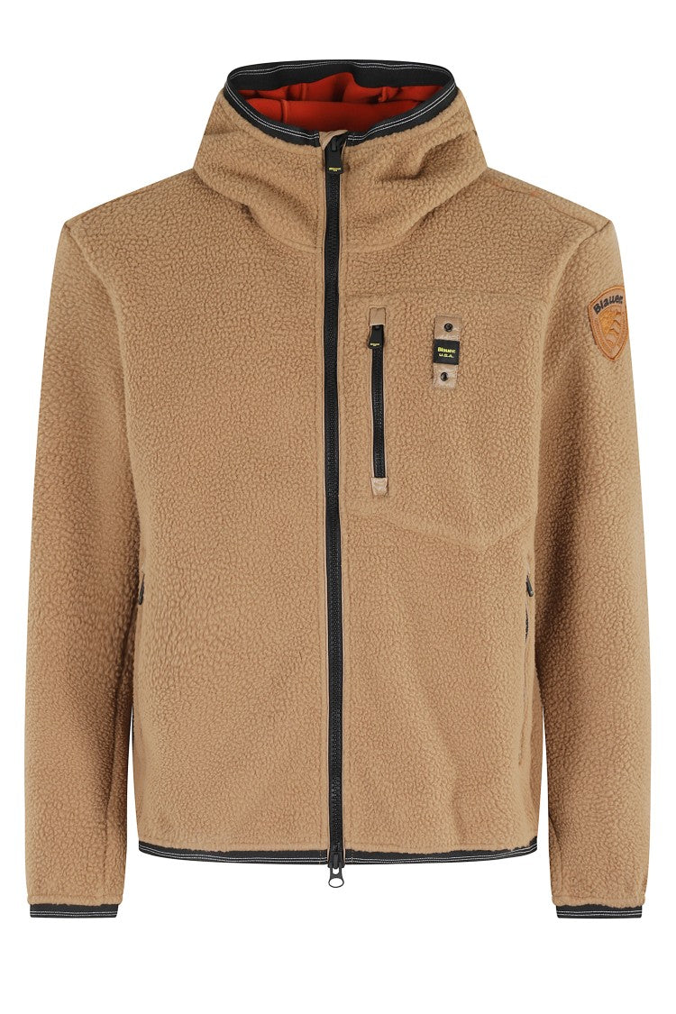 Blauer Alleghany Textured Fleece Jacket With Hood
