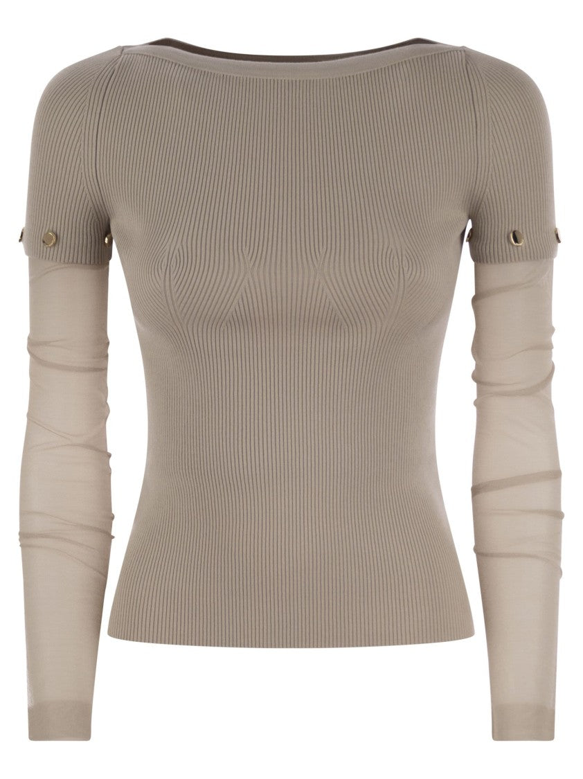 Sportmax Alcide - Tight-Fitting Stretch Viscose Jersey