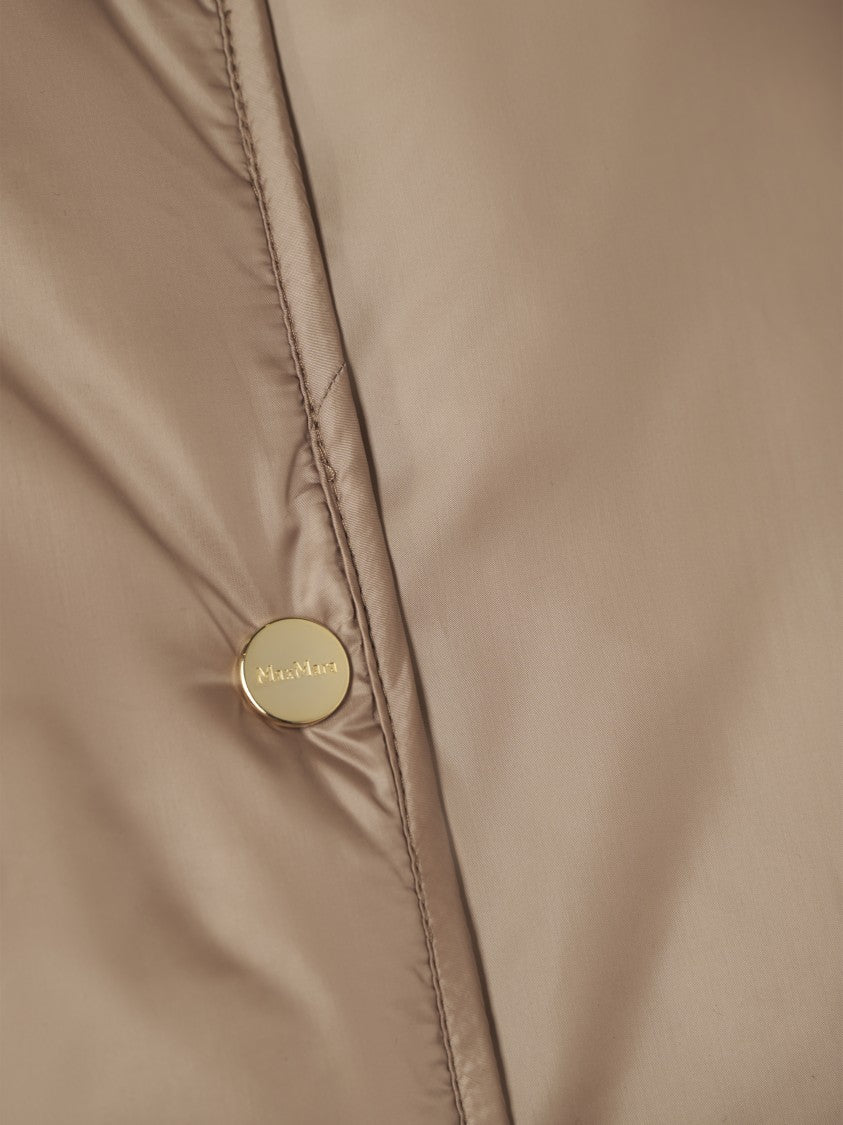 Max Mara Short Padded Jacket With Round Neckline