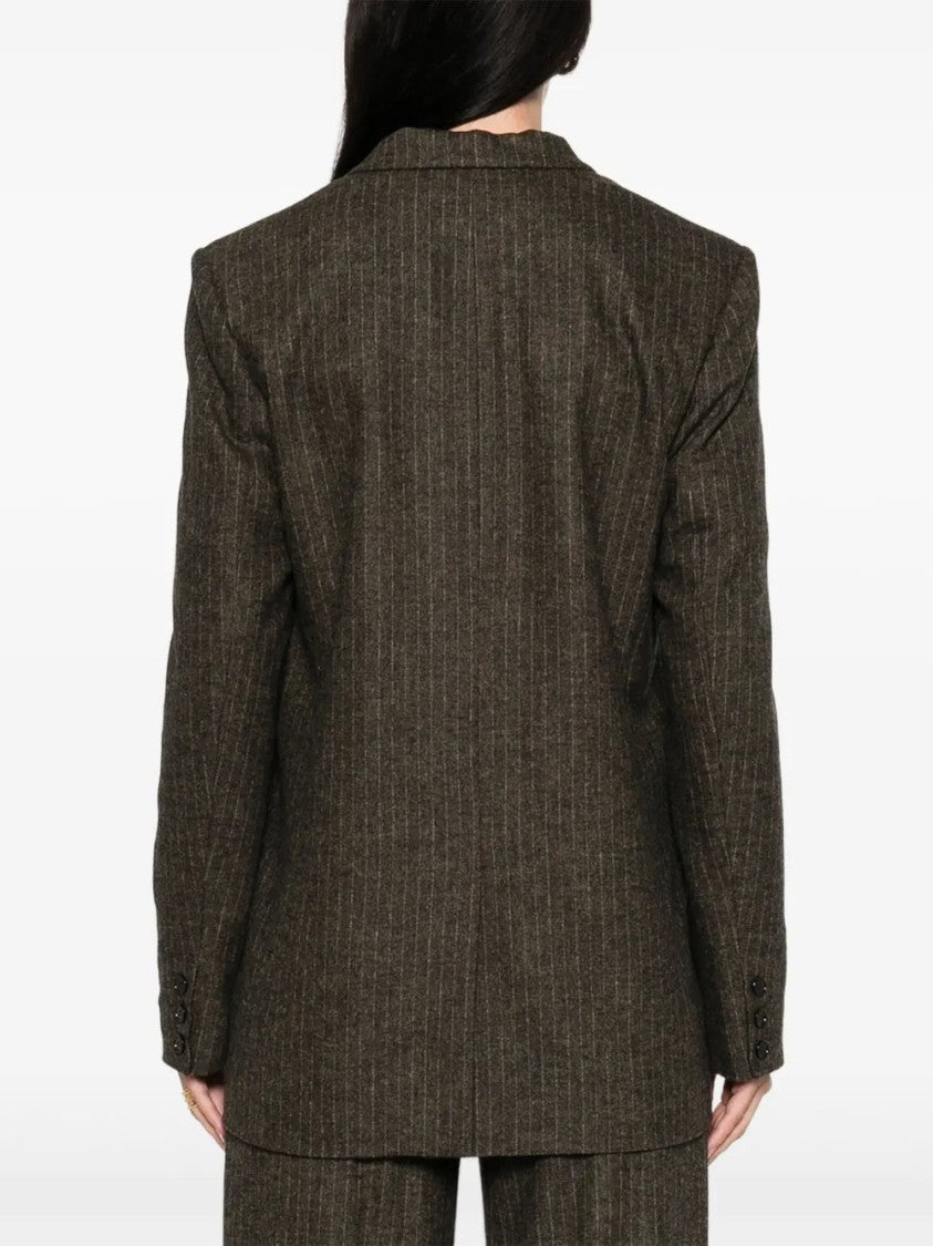 Isabel Marant Pinstripe Single-Breasted Blazer