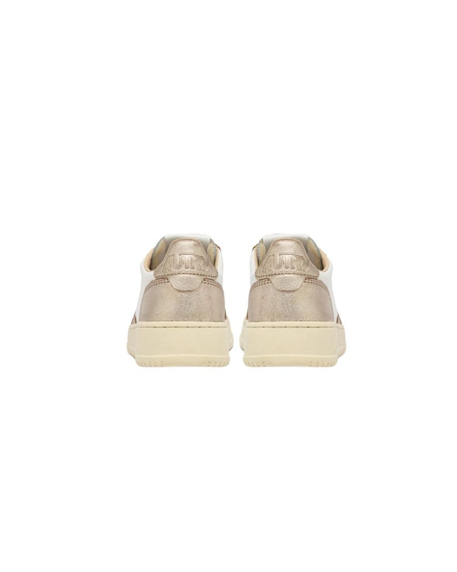 Autry Medalist Low Two-Tone Sneakers In White