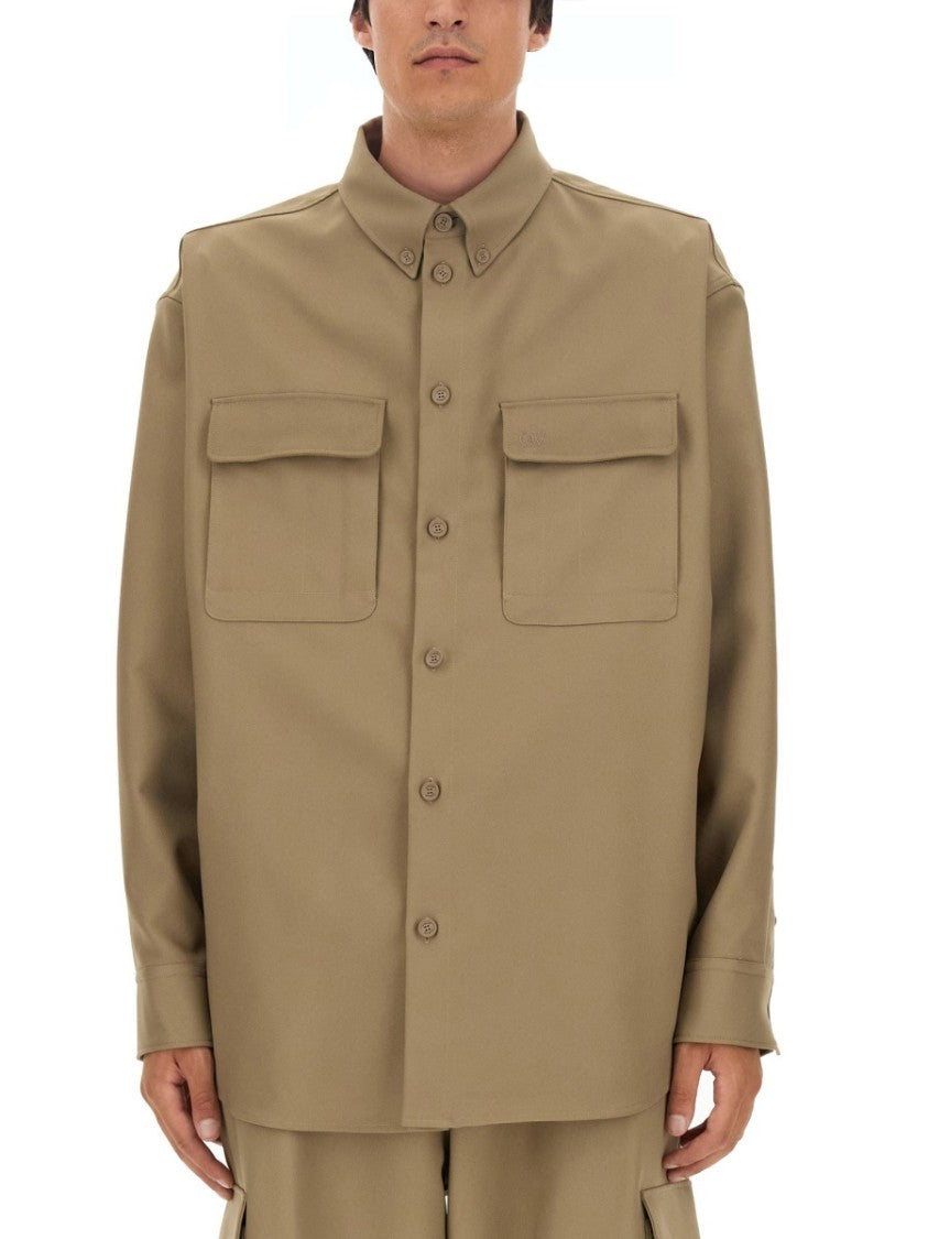 Off-White Relaxed Fit Neutrals Shirt