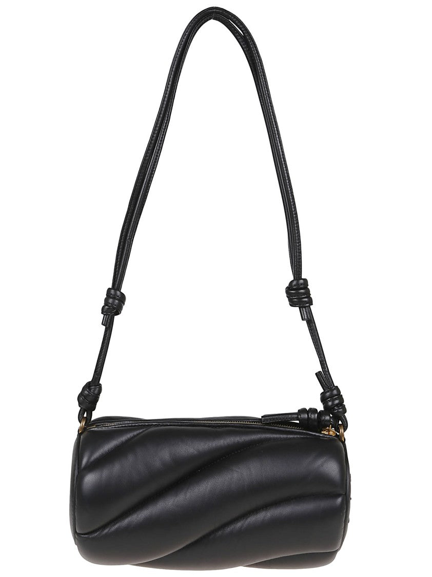 Fiorucci Black Leather Mella Bag