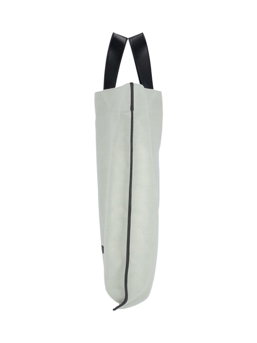 Jil Sander "Square" Tote Bag – White