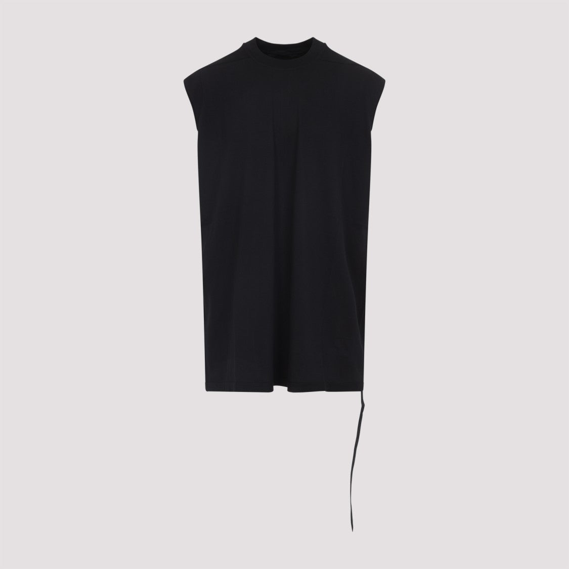 Drkshdw By Rick Owens Tarp Black Cotton T-Shirt