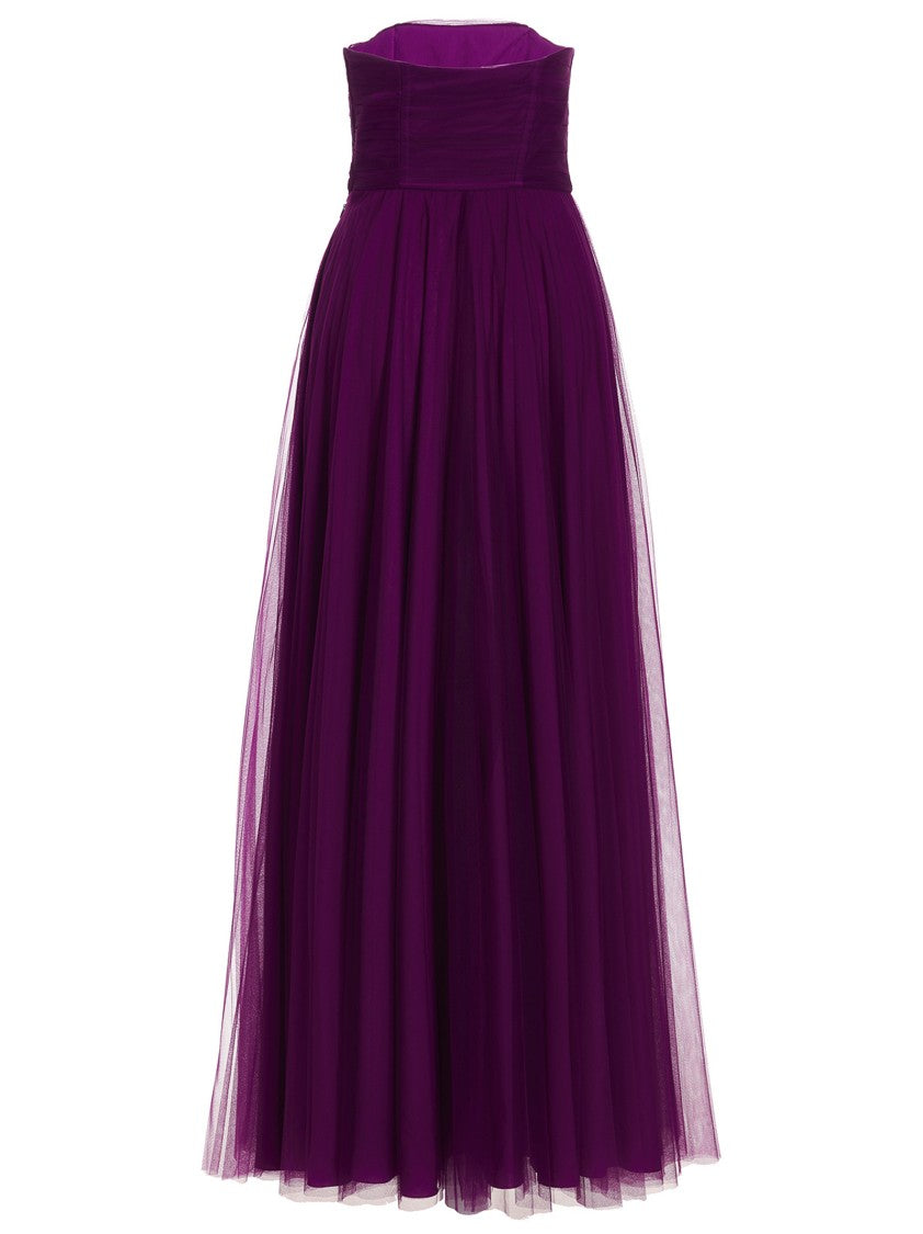 19:13 Dresscode Long Tulle Dress With Pleated Skirt