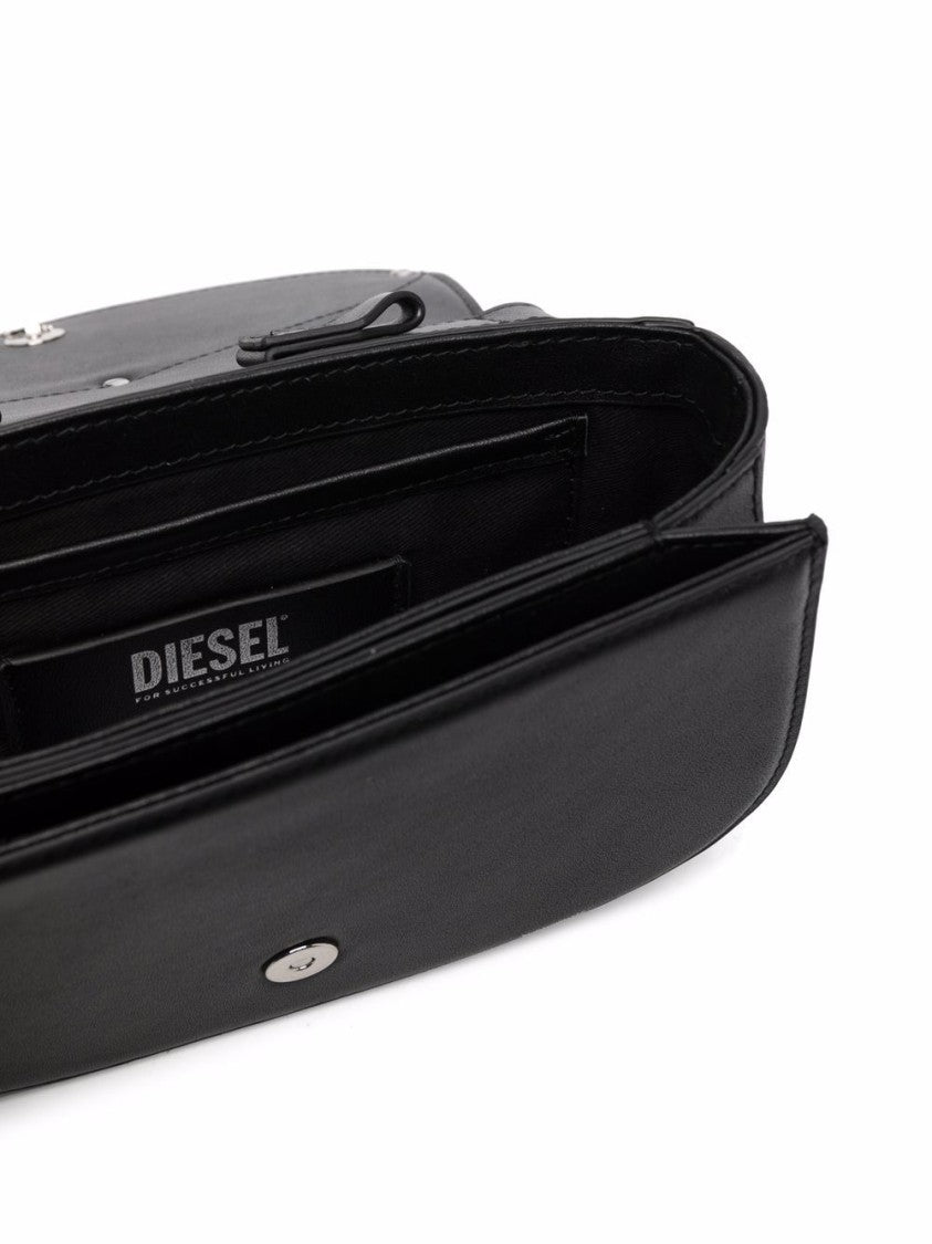 Diesel Structured Handbag With Distinctive Logo Design
