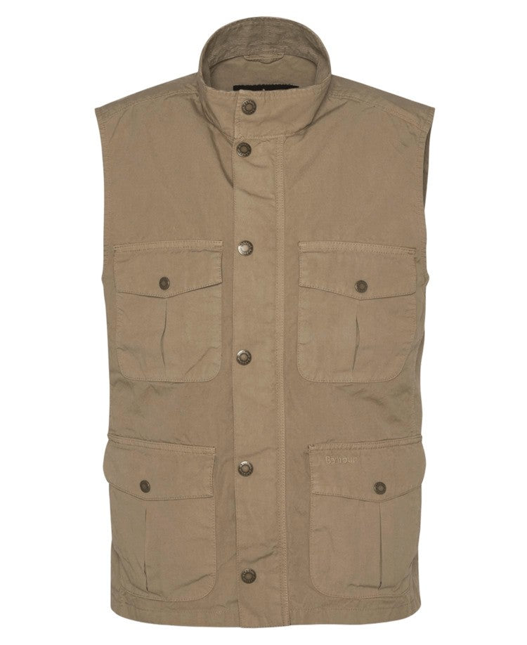 Barbour Knit Stone Vest With Front Pockets