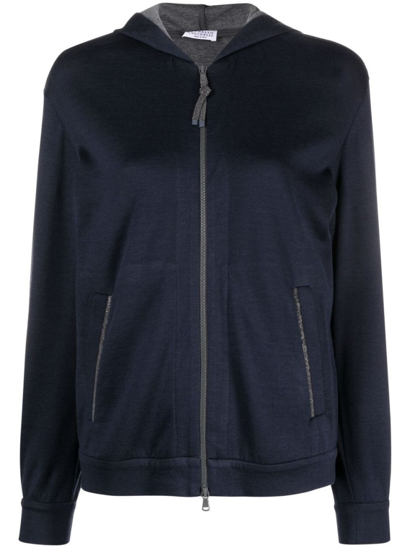 Brunello Cucinelli Cotton And Silk Sweatshirt