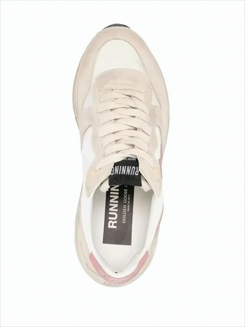 Golden Goose Sporty Nappa Leather And Suede Sneakers With Signature Star