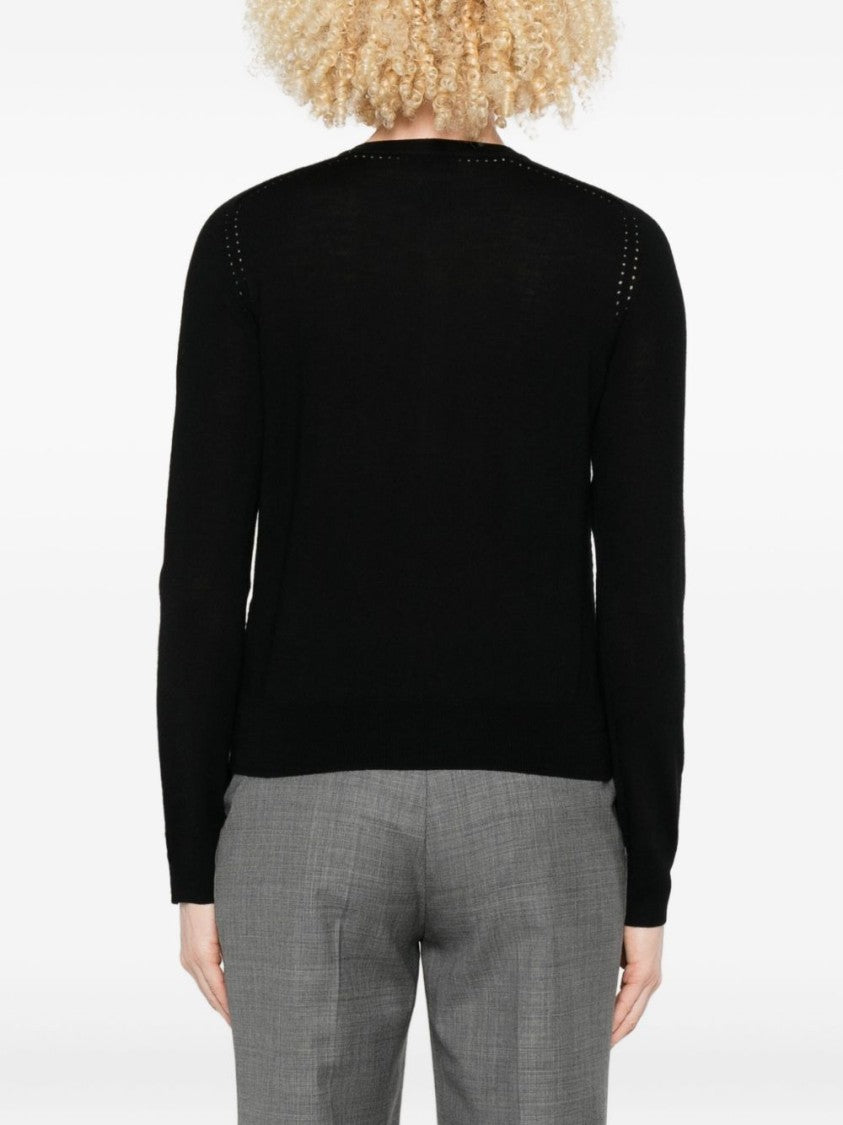 Liu Jo Fitted Round Neck Cardigan