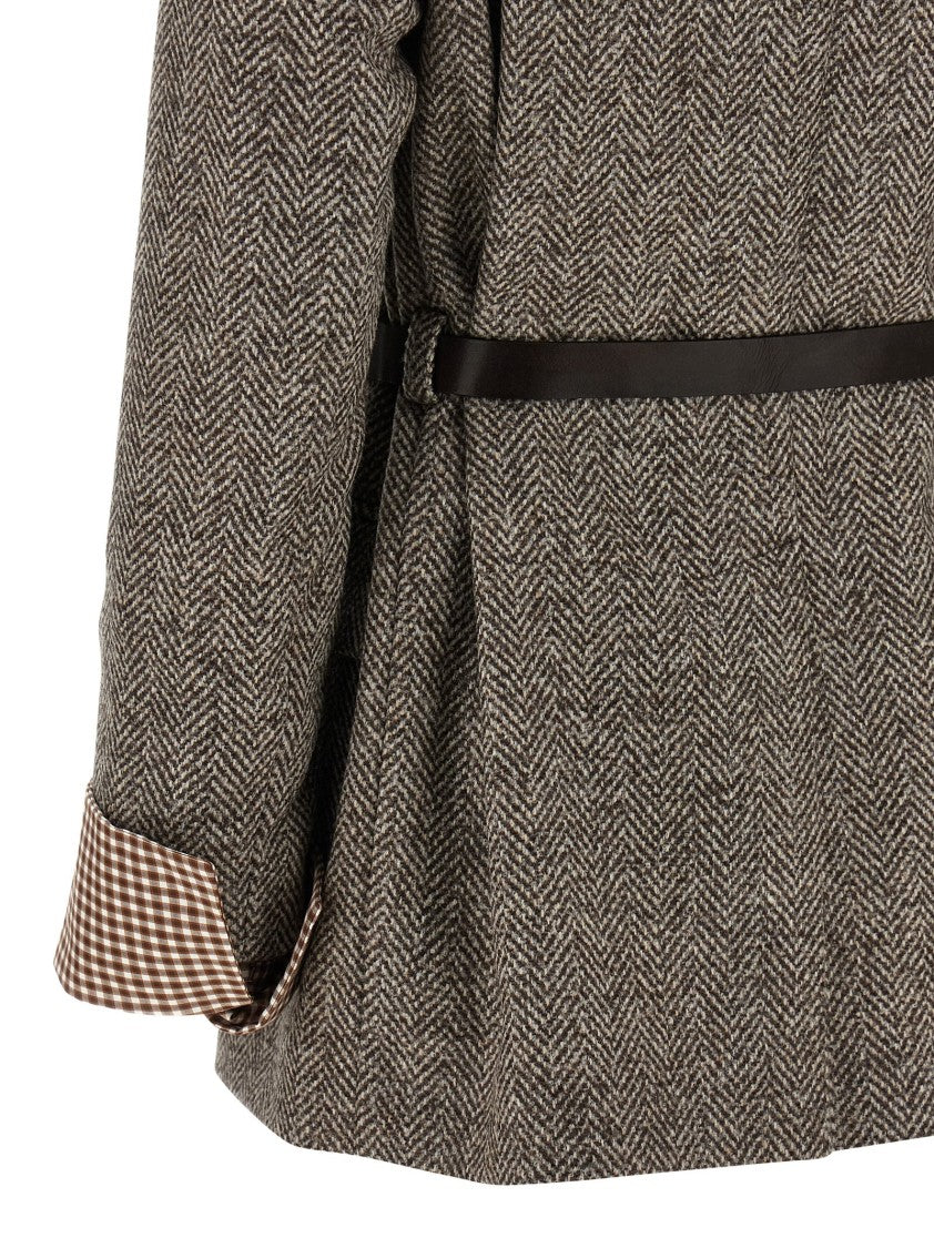 Brunello Cucinelli Wool Blazer With Peak Lapel