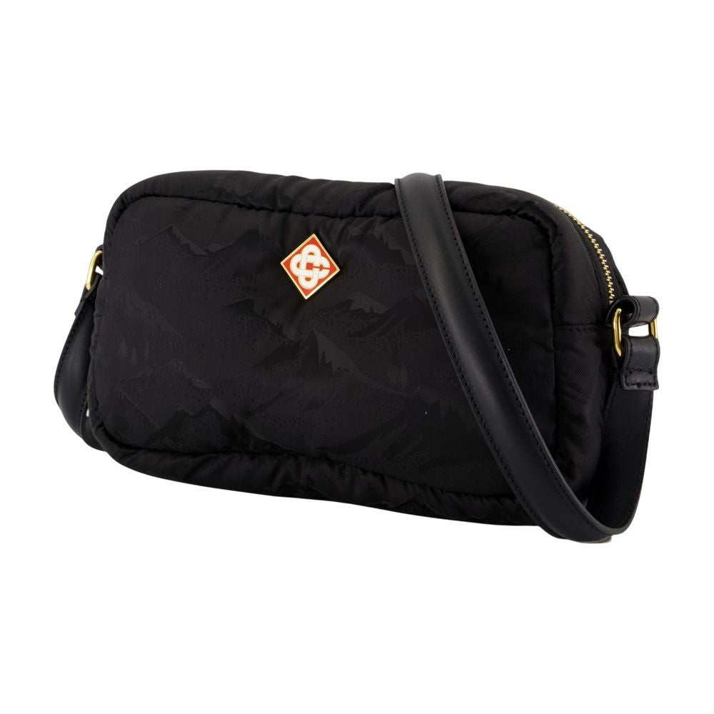 Casablanca Camera Crossbody - Nylon - Black