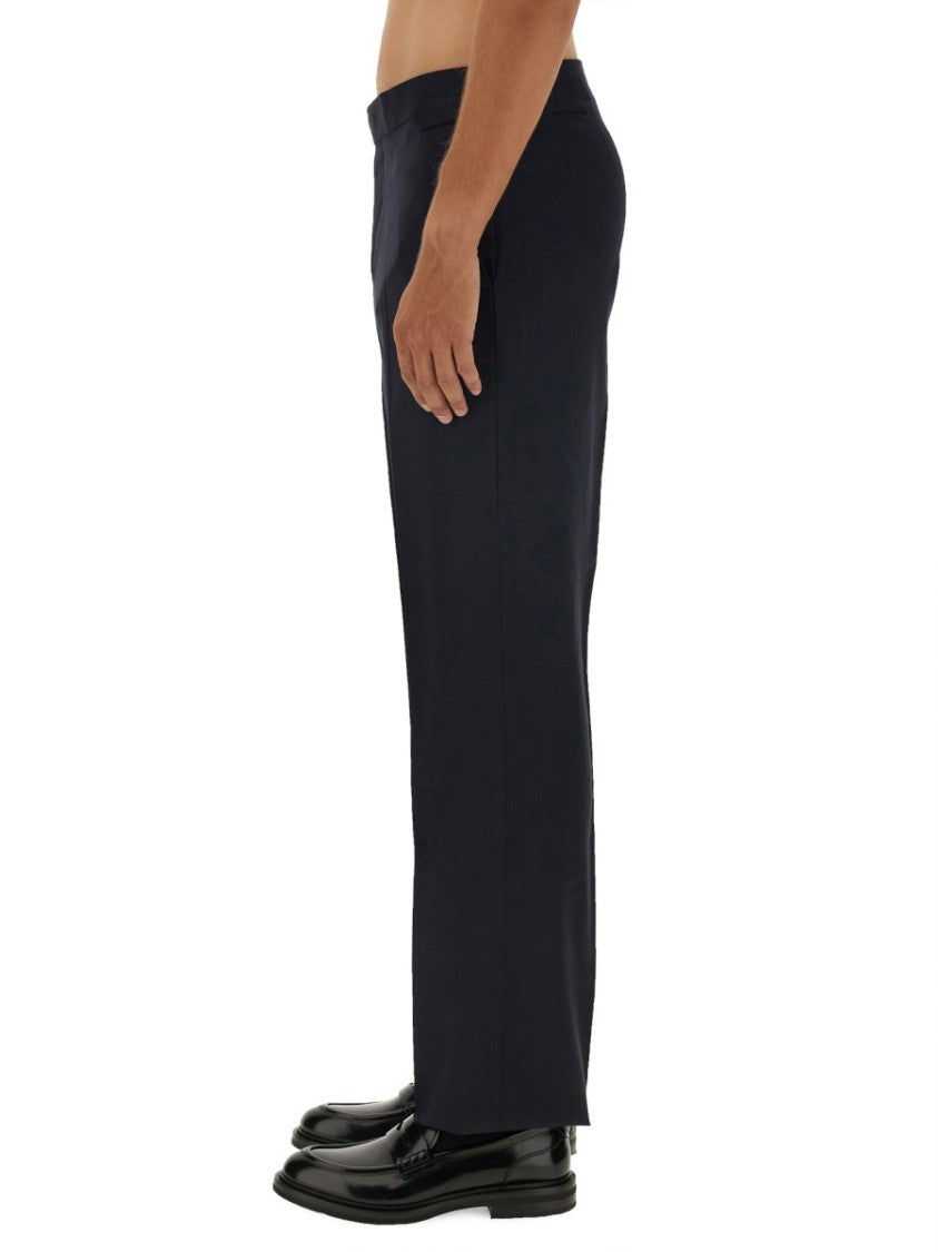 Vivienne Westwood Straight-Leg Tailored Black Pants With Classic Waistband