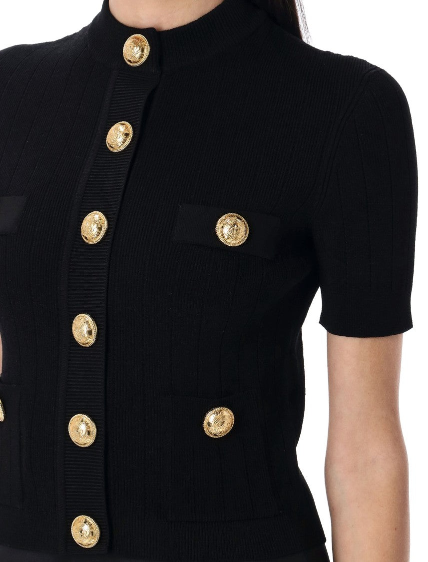Balmain Knit Mc Btn Sweaters