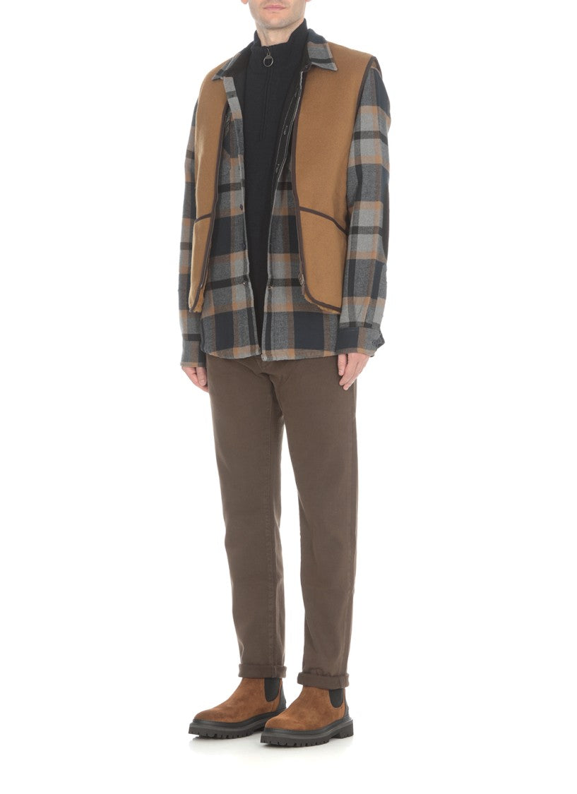 Barbour Brown Sleeveless Jacket