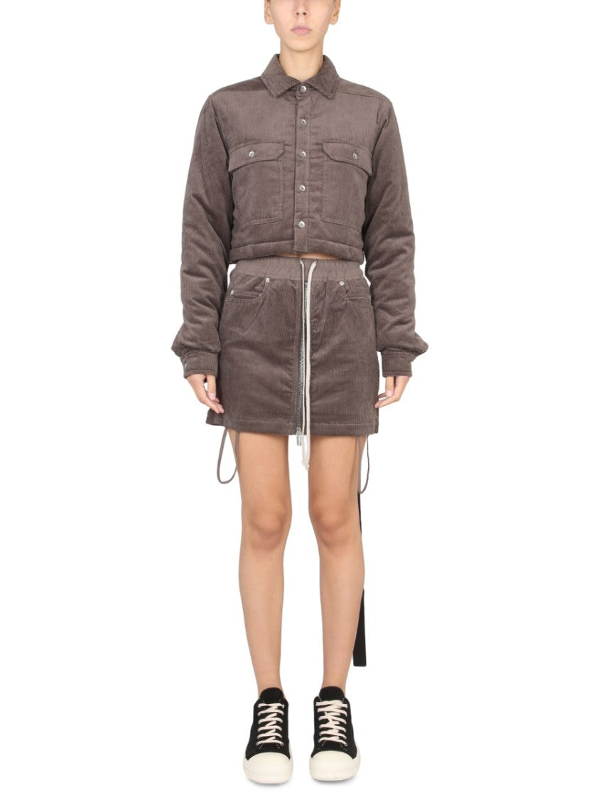Drkshdw By Rick Owens Cropped Jacket