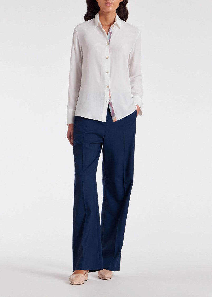 Paul Smith Cream Silk-Blend Shirt