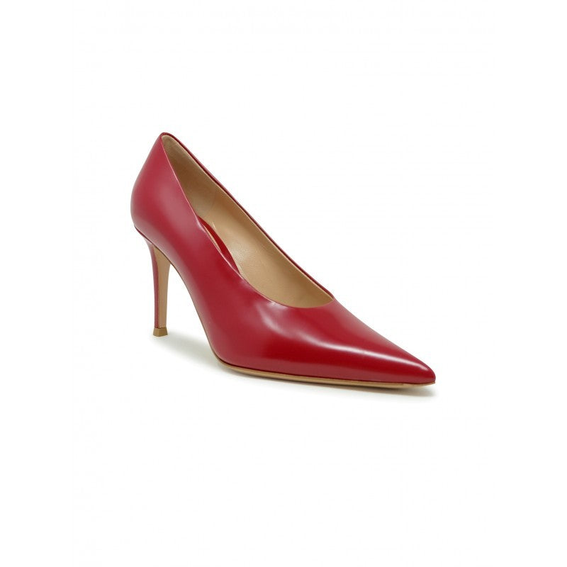 Gianvito Rossi Tokroug Red Leather Pumps