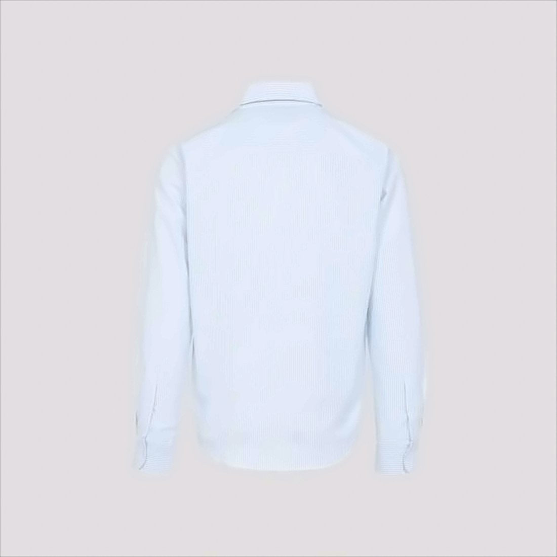 Ami Light Blue And White Pinstripe Long-Sleeve Shirt
