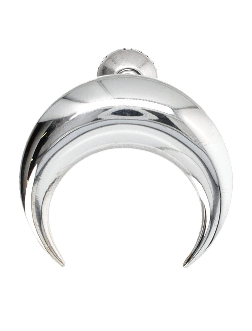 Marine Serre Single Big Moon Earring
