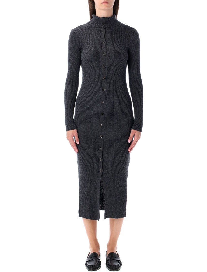 Sessun Shimalong Knit Dress Buttoned