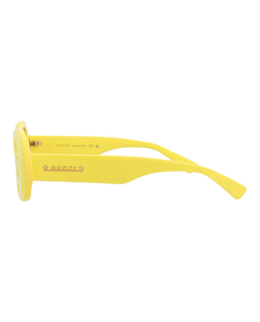 Gucci Round-Frame Recycled Acetate Sunglasses