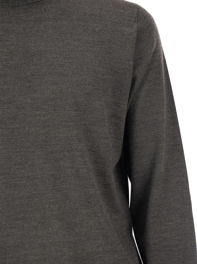 Fedeli Turtleneck Sweater In Virgin Wool