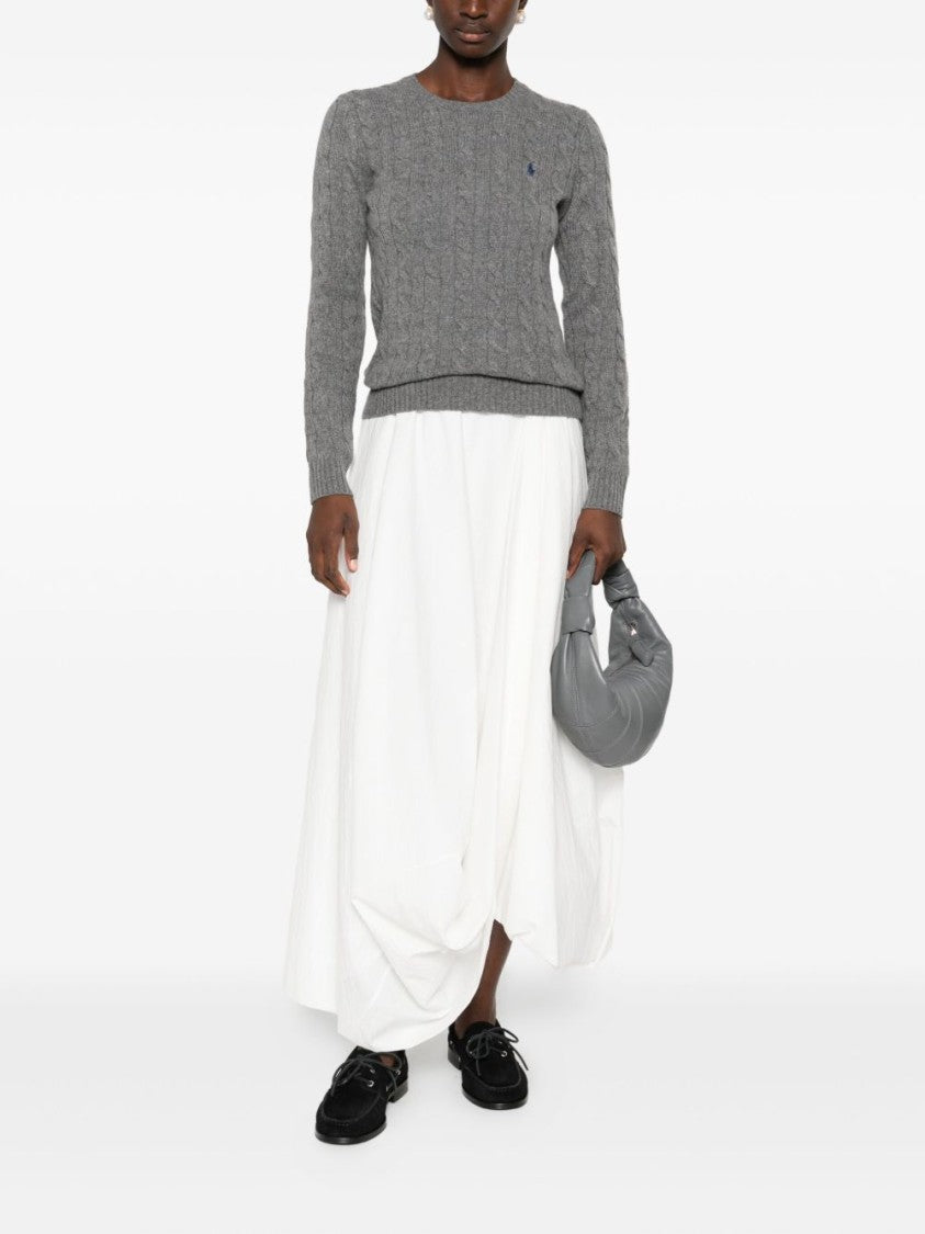 Polo Ralph Lauren Classic Cable Knit Sweater In Soft Wool-Cashmere Blend
