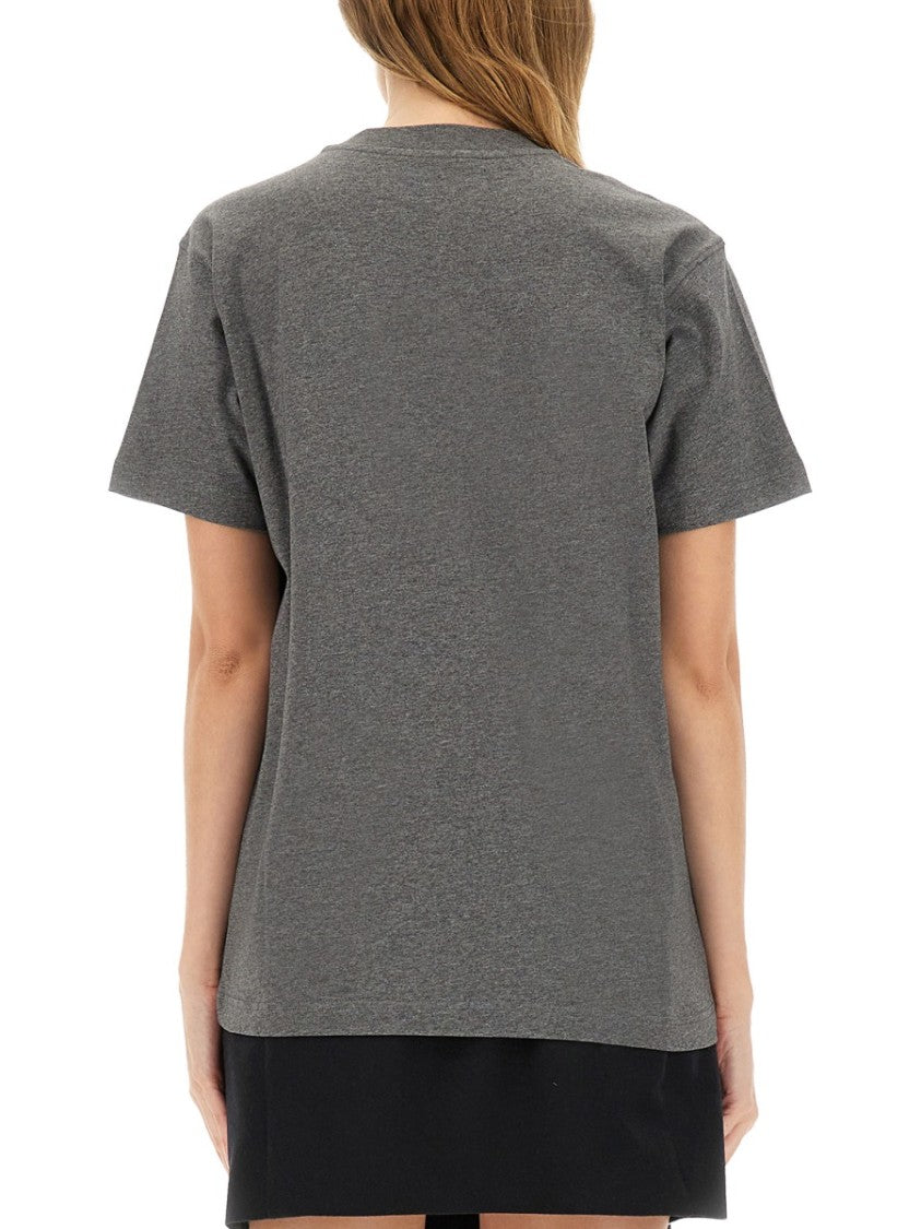 Moschino T-Shirt With Embroidered Logo