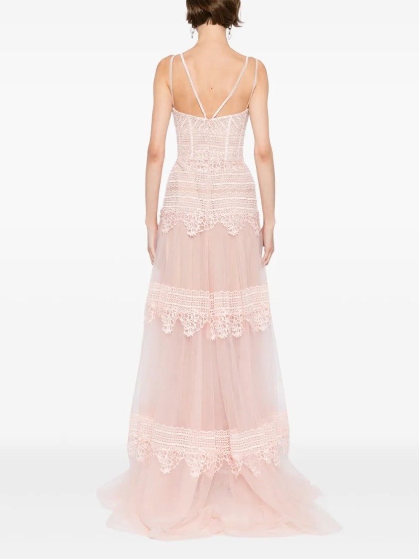 Saiid Kobeisy Lace Long Dress