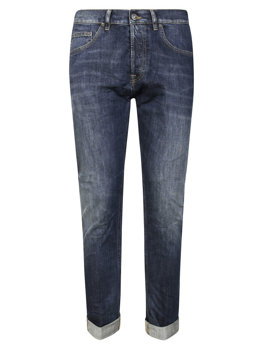 Dondup Tailored Straight-Leg Jeans With Classic Five-Pocket Design