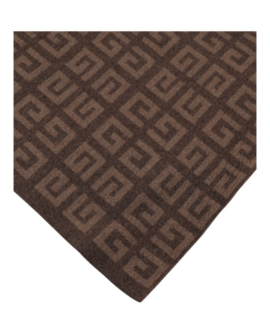 Givenchy Reversible Wool And Cashmere Scarf With Distinctive Logo Design
