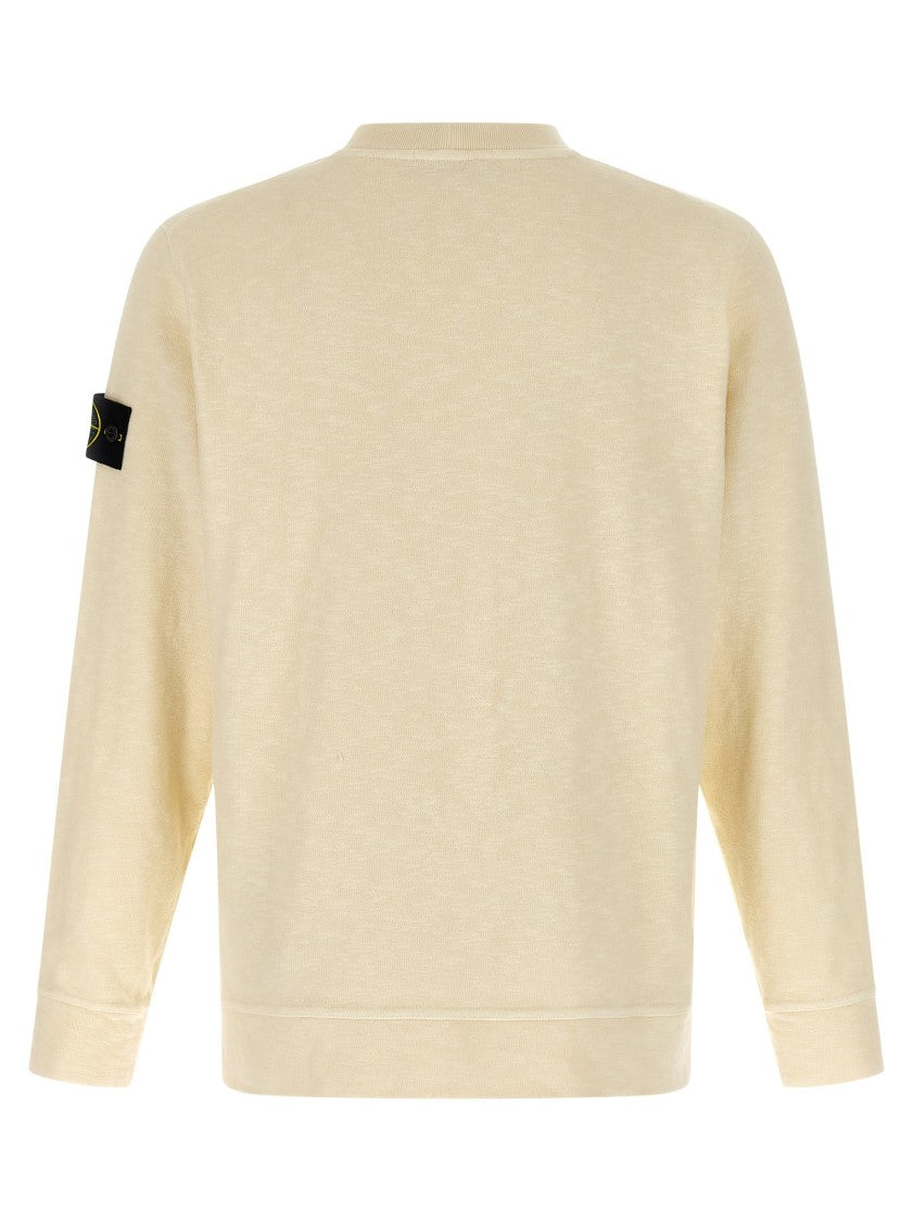 Stone Island Logo Badge Sweatshirt