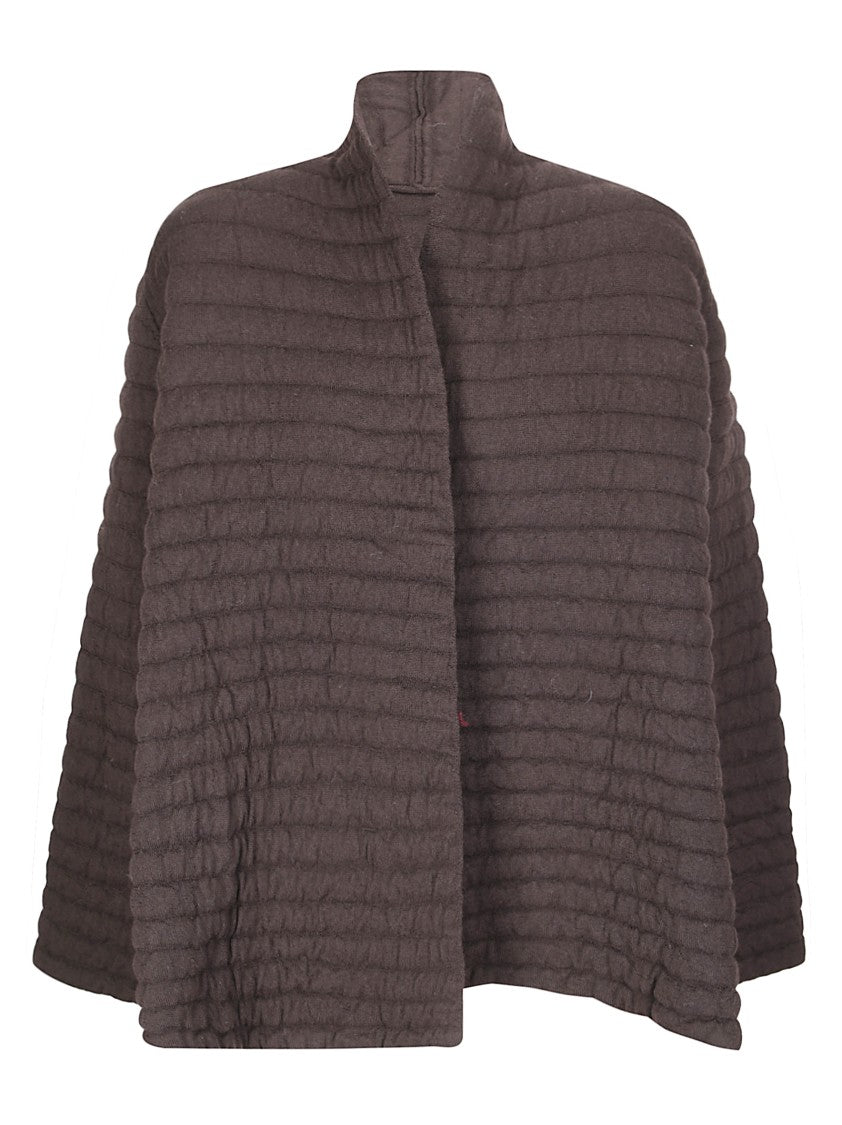 Archiviob Merino Wool Puffer Jacket With High Collar And Fitted Silhouette