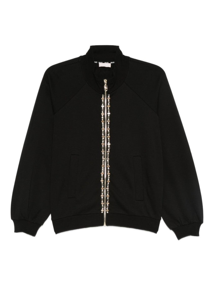 Liu Jo High Collared Black Sweater
