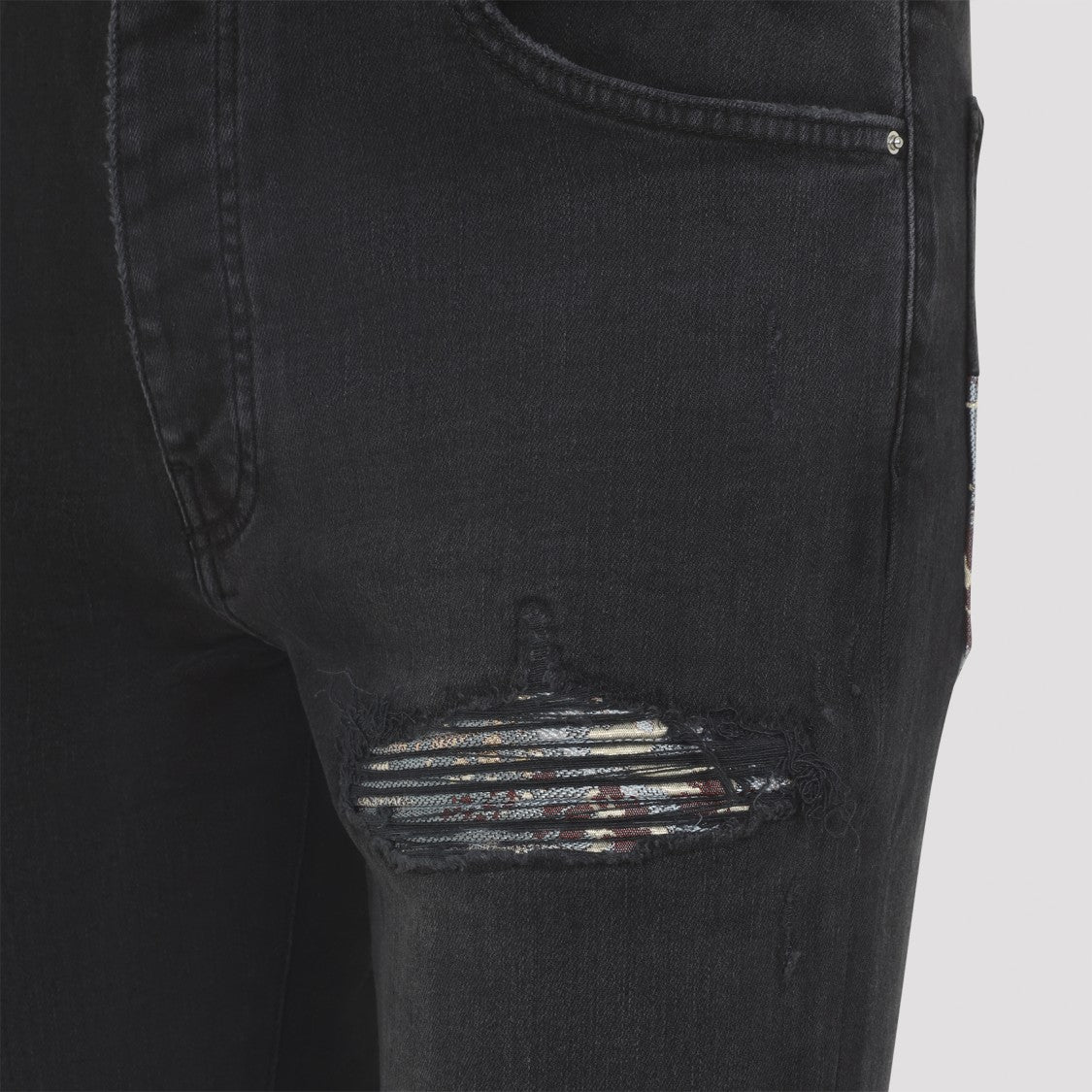 Amiri Crane Mx1 Black Cotton Jeans