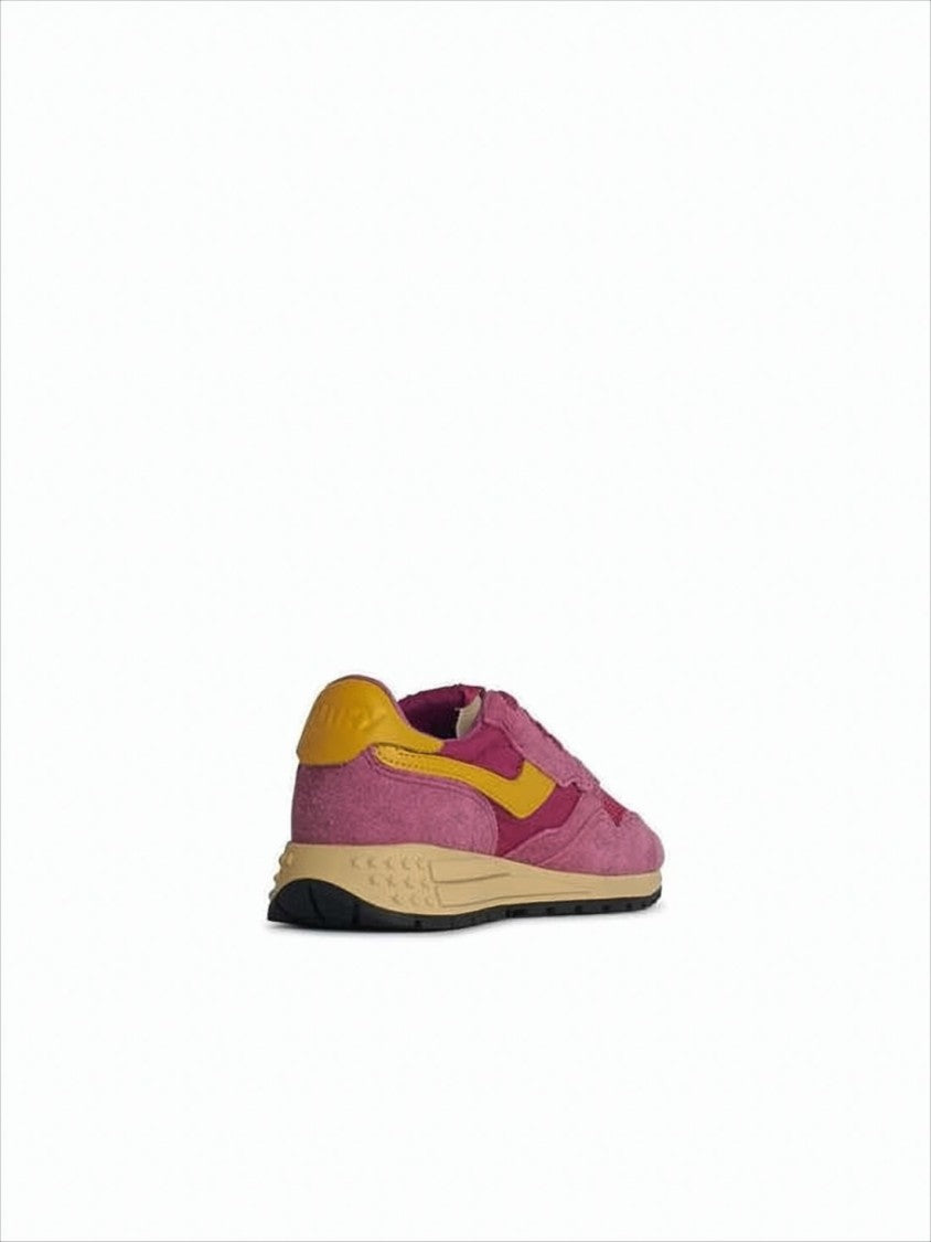 Autry Dynamic Suede And Nylon Sneakers
