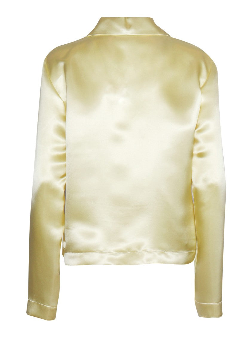 Philosophy Di Lorenzo Serafini Fluid Viscose Blouse With Satin Finish