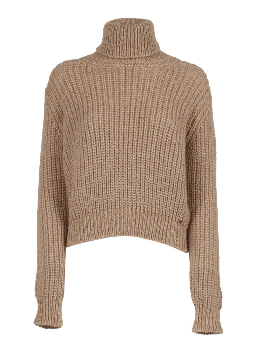 Fay Fitted Long-Sleeved Turtleneck Sweater